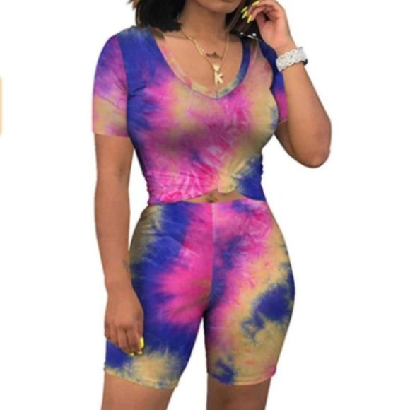JNINTH Pants - JNINTH Two Piece Outfits Casual Tracksuits Shorts